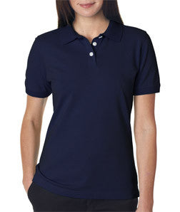 7500L UltraClub® Ladies' Classic Platinum Polo Midnight Navy