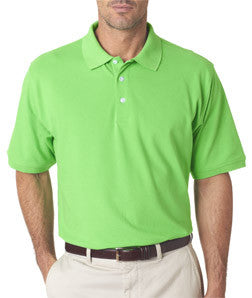 7500 UltraClub® Men's Classic Platinum Polo Leaf Green