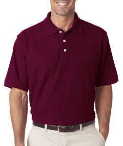 7510 UltraClub® Men's Platinum Honeycomb Piqué Polo Wine