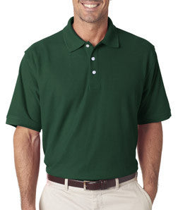 7510 UltraClub® Men's Platinum Honeycomb Piqué Polo Forest