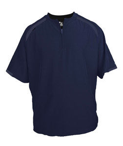 7632 Badger Competitor Short Sleeve Pullover Navy/ Navy