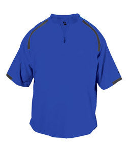 7632 Badger Competitor Short Sleeve Pullover Royal/ Graphite