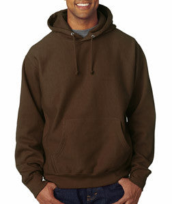7700 Weatherproof Adult Cross Weave® Hooded Blend Sweatshirt Brown